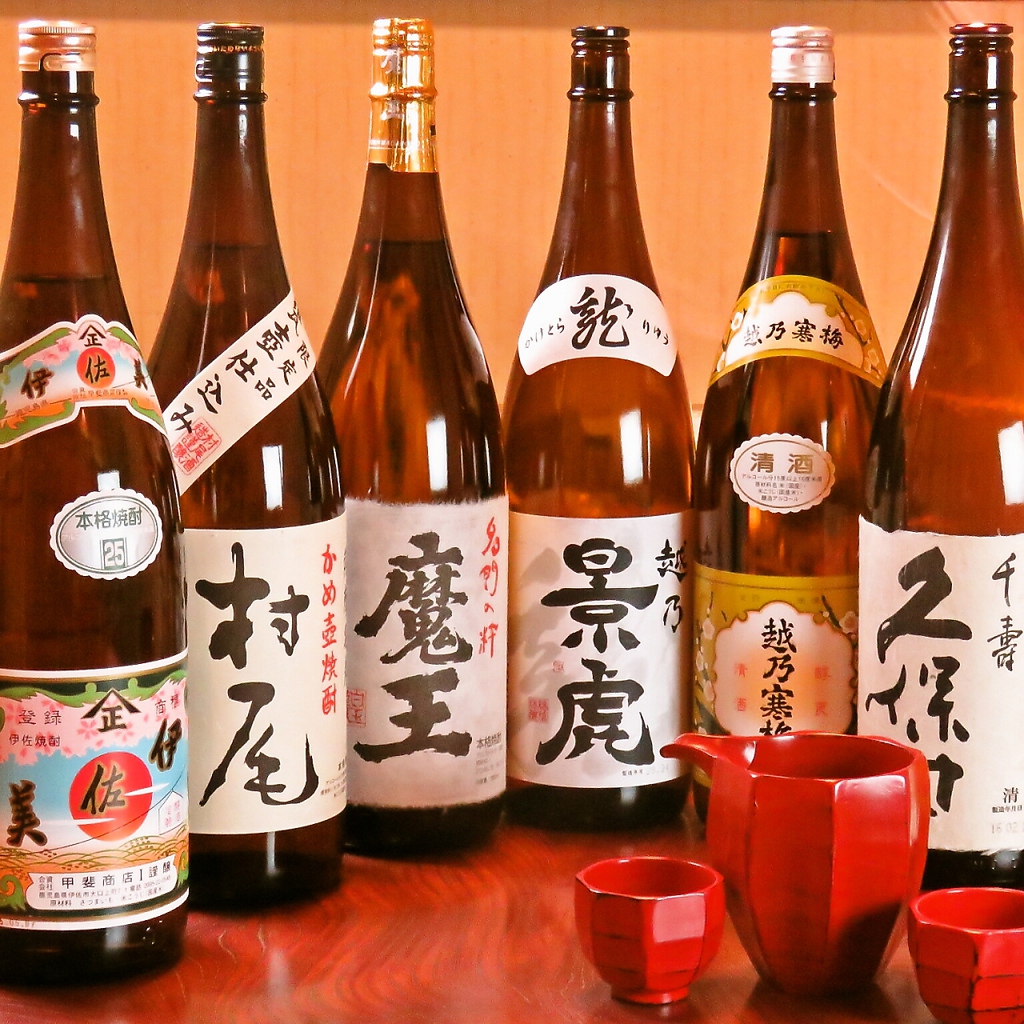 長崎地酒、焼酎魔王などございます。