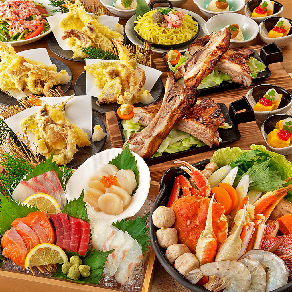 季節の食材を使用した贅沢コース♪2H飲み放題付き！各種ご宴会にいかがですか♪