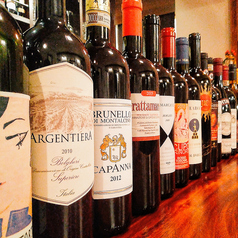 豊富なドリンク