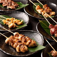 一本一本丁寧に焼き上げた焼き鳥もございます♪