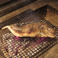 海鮮やお肉の炭火焼きがおばんざいと並ぶ人気メニュー！