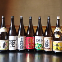 日本酒・焼酎・梅酒も豊富にご用意！