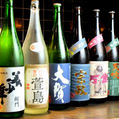 厳選！日本酒・焼酎品揃え豊富！！