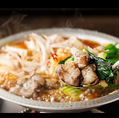 国産牛もつ×九州醤油出汁!名物もつ鍋