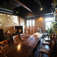34名様以上のご利用なら、店内をまるごと貸し切ってのご利用が可能です。着席で60名様まで、立食なら最大70名様まで収容が可能です。貸切タイプ店貸切人数着席:34名様～60名様立食:40名様～70名様