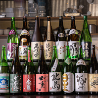 【滋賀や日本各地の地酒◎】日本酒を中心とした豊富な酒