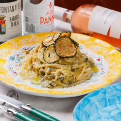 ズッキーニとペコリーノのパスタ