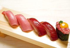 〈手軽な5貫〉鮪づくし