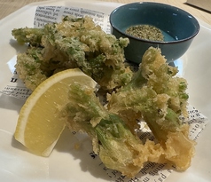 菜の花とタラの芽のフリット
