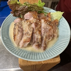 豚テキ 新玉ねぎソース