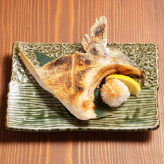 ブリカマ塩焼き