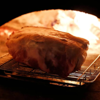 新釜で焼き上げる