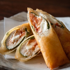 地鶏明太チーズ春巻き