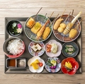 料理メニュー写真&nbsp;串揚げ御膳　〔八本〕