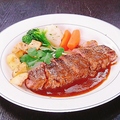 料理メニュー写真&nbsp;牛ロースのステーキ
