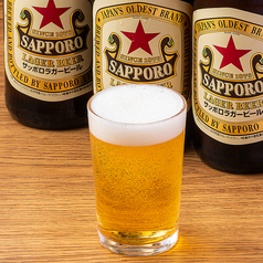 瓶ビール（SAPPORO赤星）