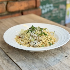 しらすとキャベツのペペロンチーノ