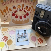 ★誕生日、記念日におけるサービス（※誕生月期間限定）