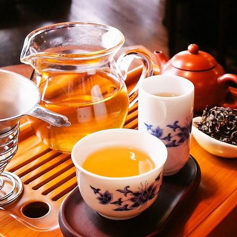台湾式のお茶を飲みながら、ゆったりとした時間を過ごせる空間のカフェ。
