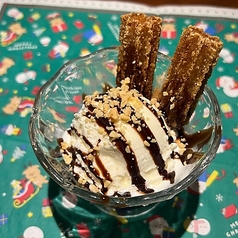 チュロスバニラアイス