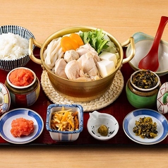 ■博多水炊きうどん定食