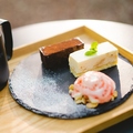 料理メニュー写真 レモンチーズケーキ＆ショコラテリーヌ 