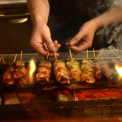 串は全て手打ちで仕込み、鹿児島県産地鶏を使用◎