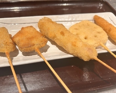 肉野菜盛り5串