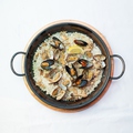 料理メニュー写真 【Bouillon】貝たっぷり！ムール貝とあさりのパエリア (2人前)
