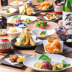 天ぷらをはじめ、人気のコース料理もございます。