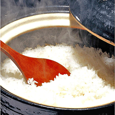 土鍋炊き立て白ご飯”銀しゃり”(二合)