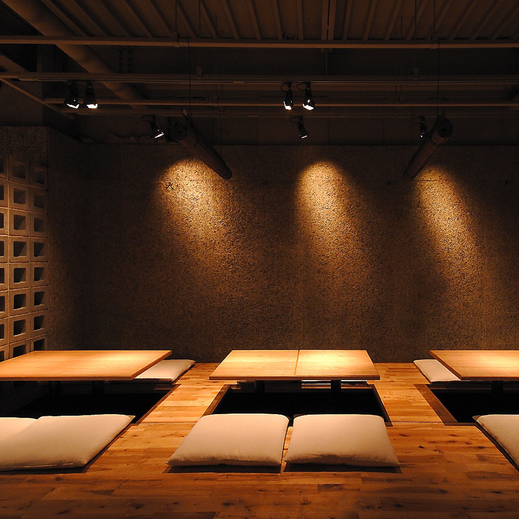 掘りごたつ・お座敷・テラスこたつ・カウンター…ゆるり時間をどうぞ。