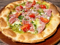 生ハムとモッツァレラバジル