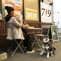 テラス席ご用意しております！