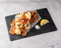 淡路産　鱧と小海老のフリット