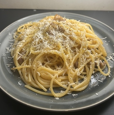 生クリーム不使用カルボナーラ　自家製パンチェッタ