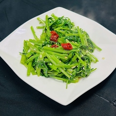 空心菜炒め