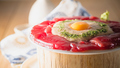 料理メニュー写真&nbsp;まぐろと自然薯のカルパッチョ