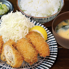 【魚フライ定食】大粒！カキフライ定食　3個