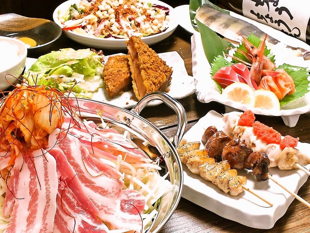 お得なコースのご準備もございます！美味しいお料理の数々でおもてなし♪ぜひ飲み会でご利用ください