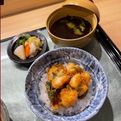 天丼・天茶漬けから1種お選びいただけます。