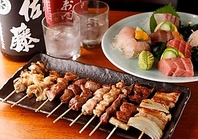 香ばしさが自慢！手打ち串焼◎