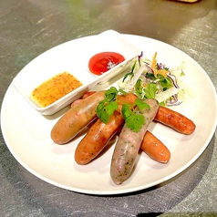 ソーセージの盛り合わせ Assorted Sausages