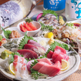 素材にこだわったお刺身は絶品！