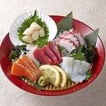 料理メニュー写真&nbsp;お刺身五点盛り　三切れ