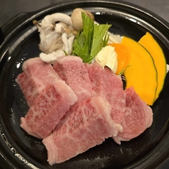 黒毛和牛の陶板焼き