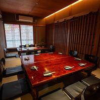 【個室】ゆっくりとお寛ぎいただけます