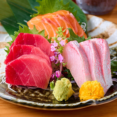 刺身三種盛り合わせ