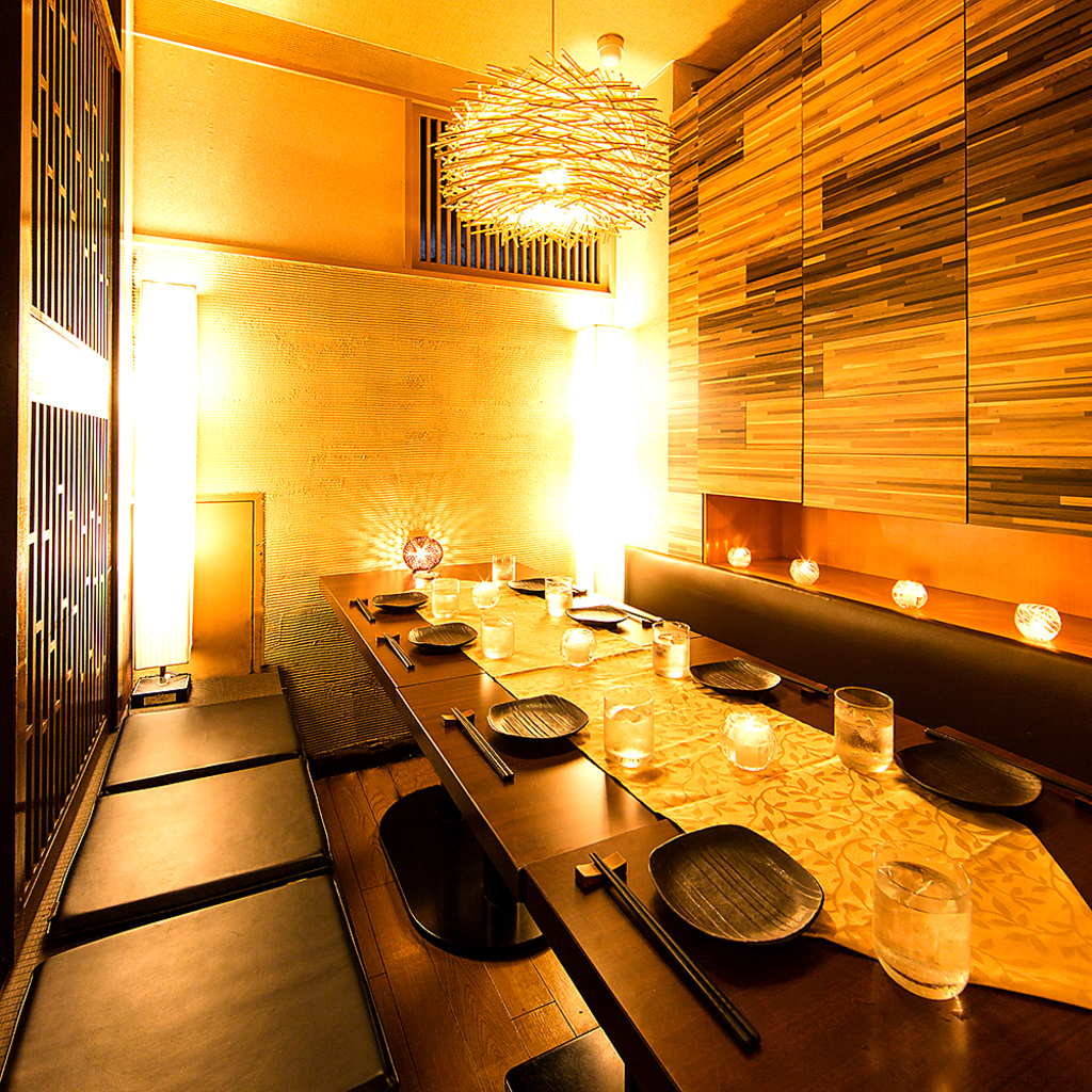 ゆったりと宴会したいお客様に！完全個室でプライベートな時間をお楽しみ頂けます♪