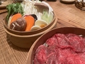 料理メニュー写真&nbsp;蒸し牛しゃぶ（宮崎牛使用）